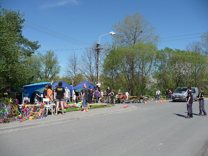 Stavění máje 28.4.2012