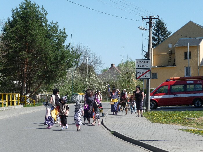 Stavění máje 28.4.2012