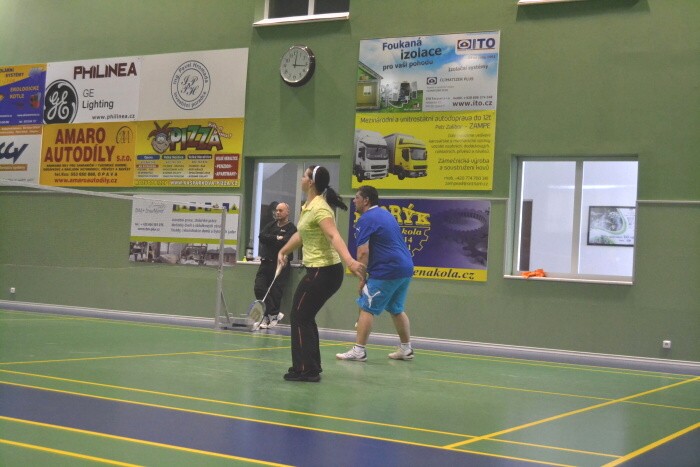 Badmintonový turnaj  6.4.2013 