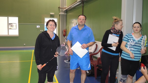 Badmintonový turnaj  21.3.2015 