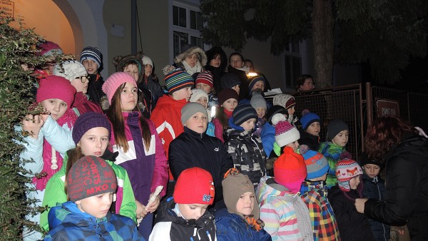 Setání občanů u vánočních stromů 2015 