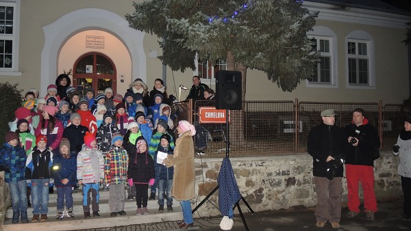 Setání občanů u vánočních stromů 2015 