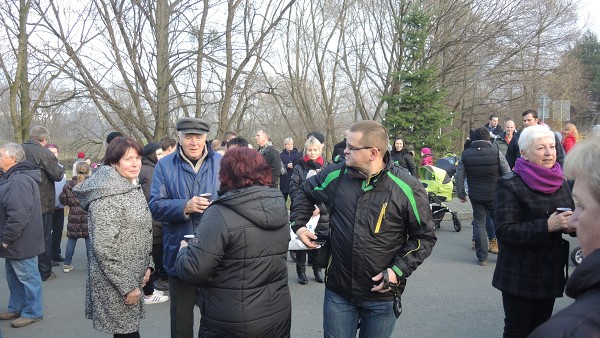 Setání občanů u vánočních stromů 2015 