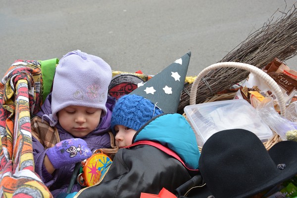 Masopustní průvod dětí ve Vávrovicích 8.2.2016